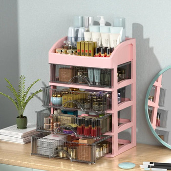 Συρταριέρα Makeup Organizer Πλαστικό Μακιγιάζ Storage Box Θήκη κραγιόν Κουτί μεγάλης χωρητικότητας Πολυλειτουργικά κουτιά οργάνωσης