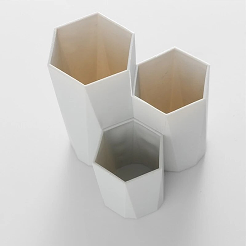 Πολωνική βούρτσα νυχιών Κουτί 3 δικτυωτά πλέγματα Organizer Εργαλεία αποθήκευσης Θήκη γραφείου Κοσμήματα Καλλυντικά Γραφείο Βάση ραφιών για μακιγιάζ