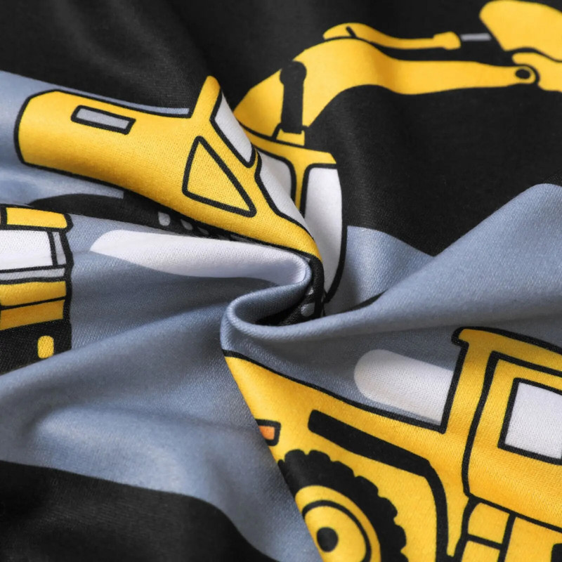 PatPat väikelaste poiste kampsunid vabaaja sõidukitrükiga pullover, laste kampsun poistele, riided