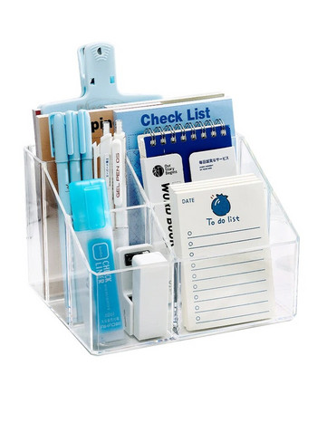 Органайзер за грим Прозрачна кутия за съхранение на червила Държач за лак за нокти Поставка за дисплеи Поставка за козметични бижута