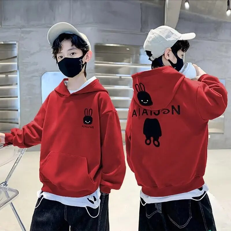 Poiste kevadine ja sügisene uus vabaaja mitmekülgne kampsun Baby avara kapuutsiga plüüsi ja paksendatud talverõivastega