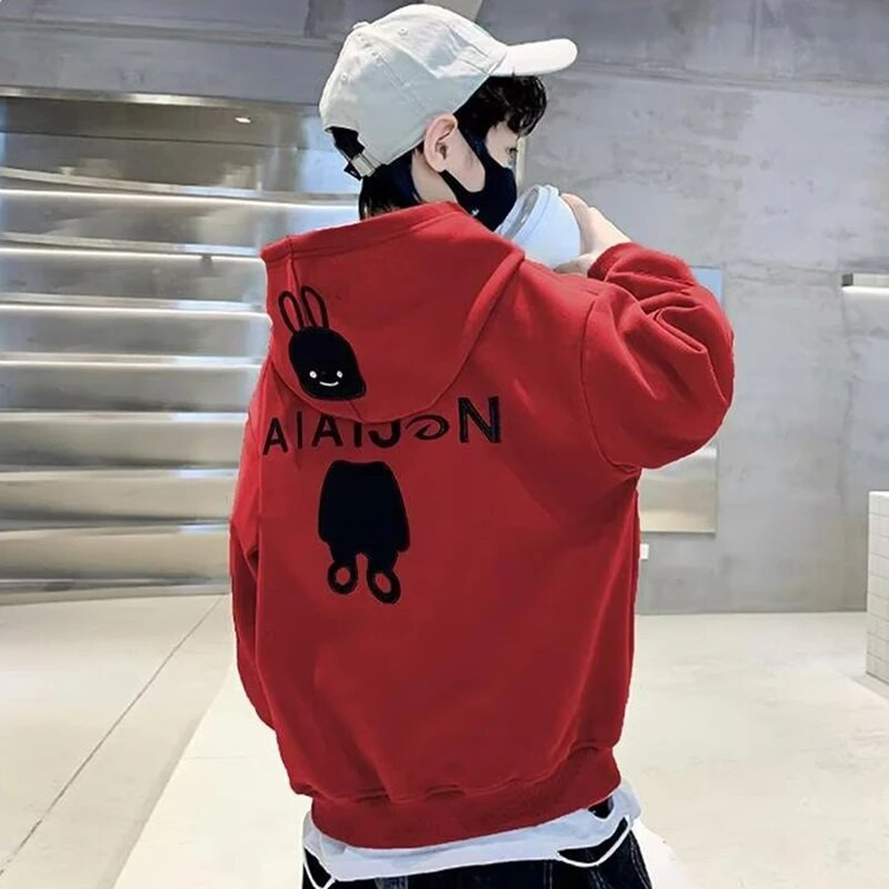 Poiste kevadine ja sügisene uus vabaaja mitmekülgne kampsun Baby avara kapuutsiga plüüsi ja paksendatud talverõivastega