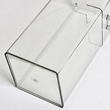 1бр пластмасова кутия за съхранение на четки за грим, минималистичен прозрачен многофункционален държач за съхранение на четки за грим за дома