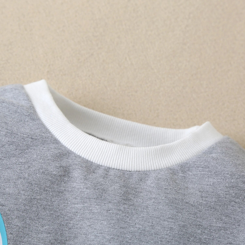 2023. aasta sügistalvine kampsun Laste pikkade varrukatega Shark Print Top Multikas vabaaja puuvillane laste sügisriided 3 4 5 6 aastat