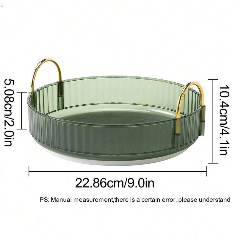 360 pöörlev meigikorder – multifunktsionaalne ja läbipaistev kosmeetikahoidik