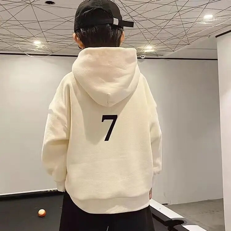 Poiste topeltnööbiga sametpadjaga paksendatud kampsun 2022 talvine laste ühekihiline villavoodriga kapuutsiga lastemantel