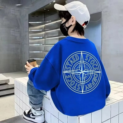 Poiste kampsun kevade ja sügise stiil uus keskmise suurusega laste sügisene särk Moodne ja moodne