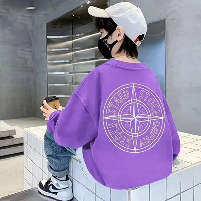 Poiste kampsun kevade ja sügise stiil uus keskmise suurusega laste sügisene särk Moodne ja moodne