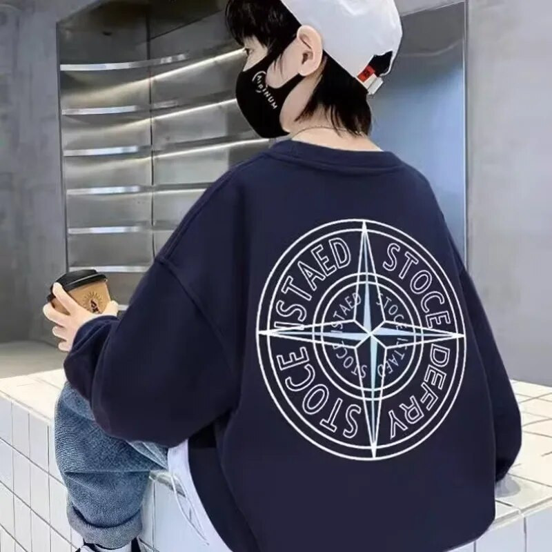 Poiste kampsun kevade ja sügise stiil uus keskmise suurusega laste sügisene särk Moodne ja moodne