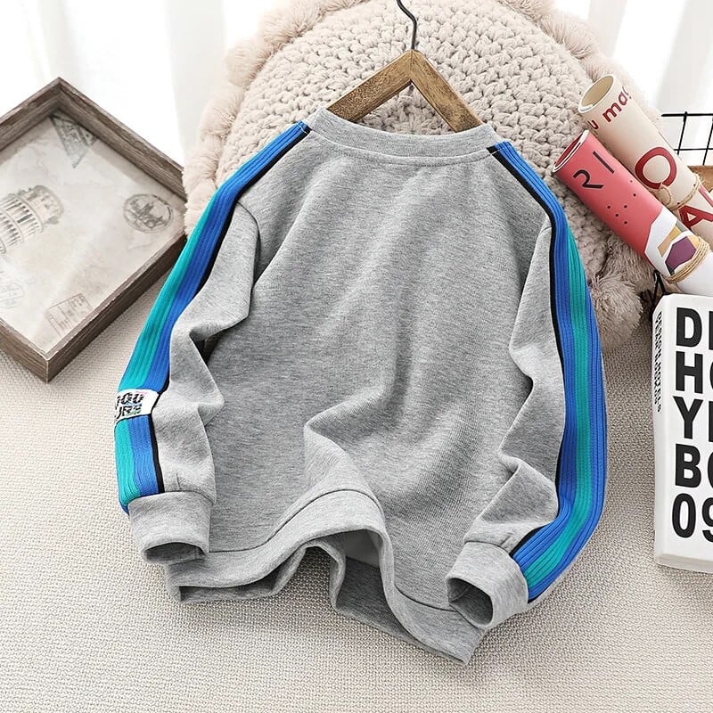 Jesenske majice s digitalnim vezom Odjeća za dječake Puloveri dugih rukava Tinejdžeri Feminino Pamuk Odjeća za djevojčice