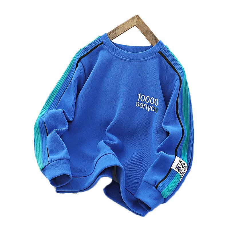 Jesenske majice s digitalnim vezom Odjeća za dječake Puloveri dugih rukava Tinejdžeri Feminino Pamuk Odjeća za djevojčice