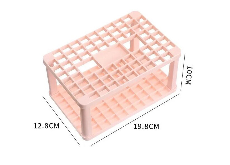 Makiažo šepetėlių laikiklis Didelės talpos kosmetinių šepetėlių laikiklis, orui sausas stovas Makiažo šepetėlių laikiklis Makiažo įrankiai