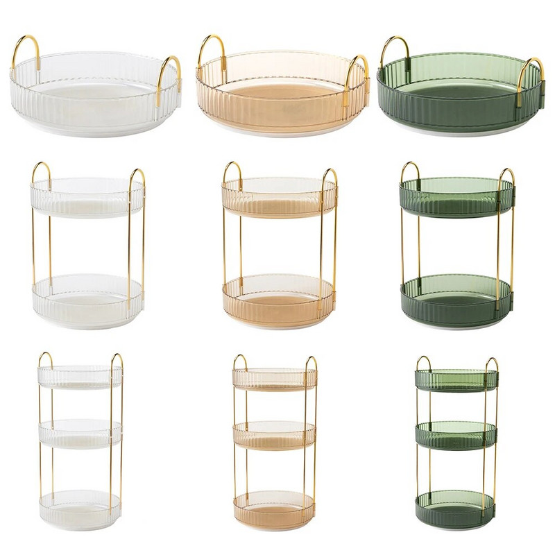 360° pöörlev meigipintslihoidja luksuslik kosmeetikavahend huulepulga kulmupliiatsi hoidja lauvärvide vitriinkarbi hoiukarp