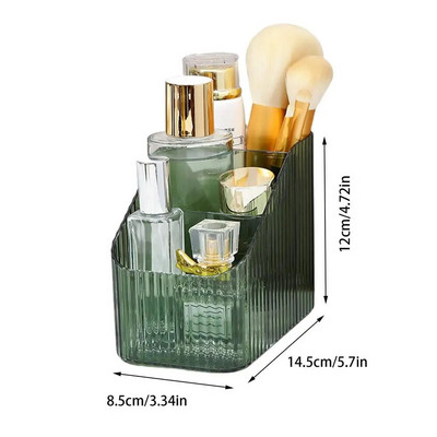 Plastikust meigikast vannitoa hoiukarbis kosmeetikavahend lauaarvuti meigiehete hoiukarp Mitmesugused lauakonteinerid