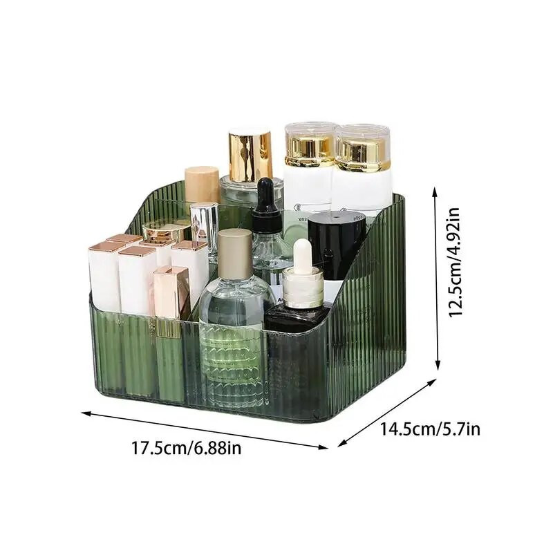 Plastikust meigikast vannitoa hoiukarbis kosmeetikavahend lauaarvuti meigiehete hoiukarp Mitmesugused lauakonteinerid