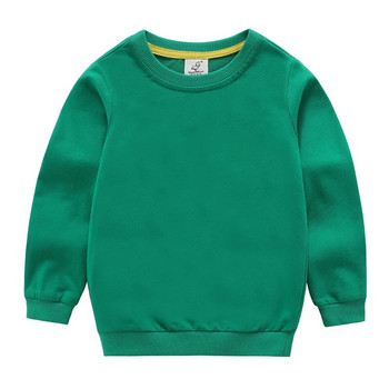 Φούτερ για αγόρια με βασικό στυλ Παιδική φθινοπωρινή μονόχρωμη εσωτερικά ασορτί μπλούζες Παιδικά 18M-14T Homewear Toddler ανοιξιάτικες πιτζάμες