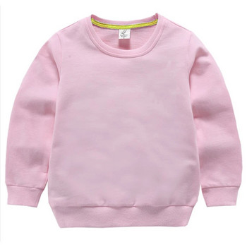 Φούτερ για αγόρια με βασικό στυλ Παιδική φθινοπωρινή μονόχρωμη εσωτερικά ασορτί μπλούζες Παιδικά 18M-14T Homewear Toddler ανοιξιάτικες πιτζάμες