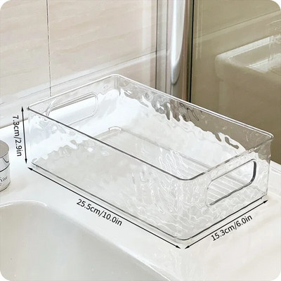 Prozirna kutija za pohranu kozmetike Organizator za šminku u kupaonici Luksuzna kutija za šminku Kozmetička kutija za pohranu ljepote Organizator za skincear