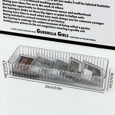 Prozirna kutija za pohranu kozmetike Organizator za šminku u kupaonici Luksuzna kutija za šminku Kozmetička kutija za pohranu ljepote Organizator za skincear