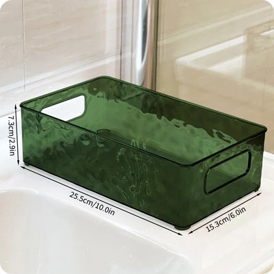 Prozirna kutija za pohranu kozmetike Organizator za šminku u kupaonici Luksuzna kutija za šminku Kozmetička kutija za pohranu ljepote Organizator za skincear