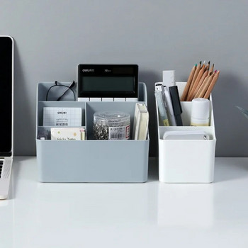 Desktop Sundries Storage Box Organizer μακιγιάζ για βούρτσες Home Office Μπάνιο Storage Box Skin Care Συσκευή αποθήκευσης