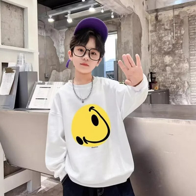 Poiste kampsun kevade ja sügise stiil uus keskmise suurusega laste sügisene särk Moodne ja moodne