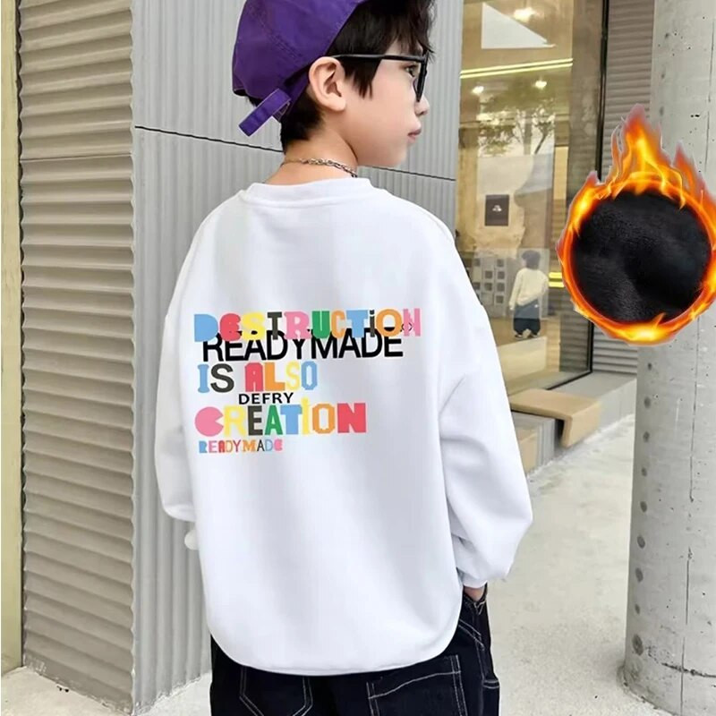 Poiste kampsun kevade ja sügise stiil uus keskmise suurusega laste sügisene särk Moodne ja moodne