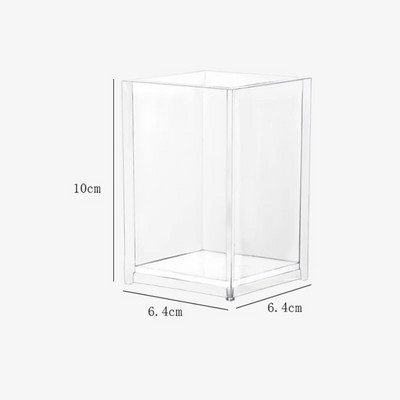 Akrilni organizator šminke 3 rupe Kozmetička šminka Akrilni alat za četke za šminkanje Držač četkica za šminkanje Organizator Alat za šminkanje