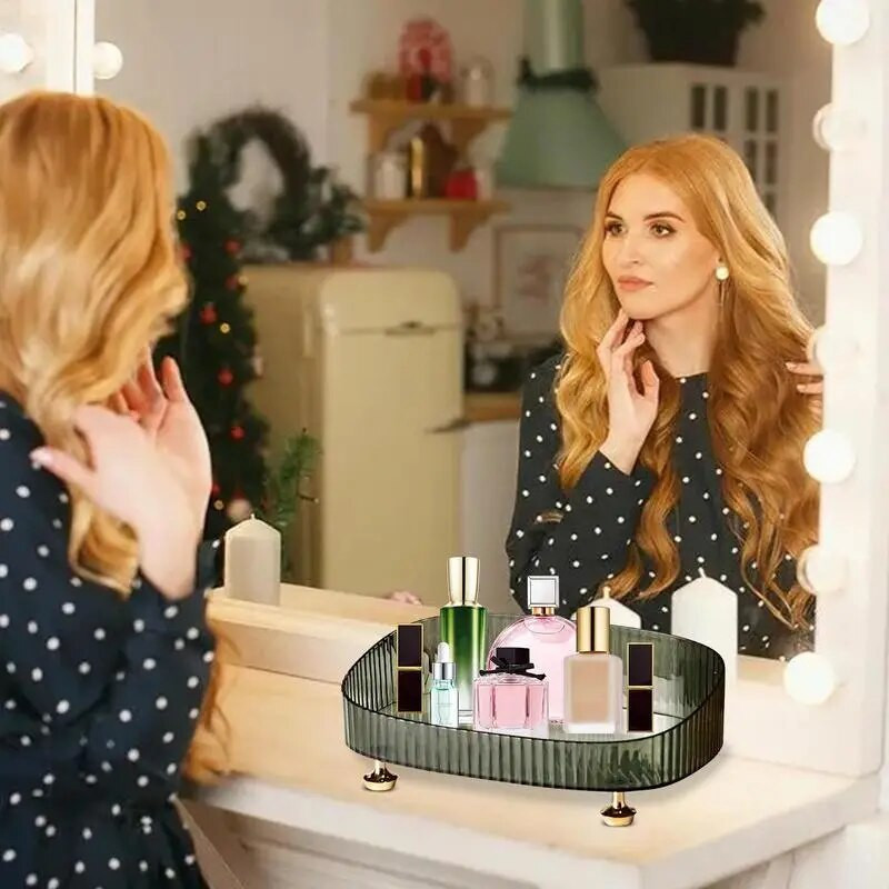 Parfem Organizator za njegu kože Poslužavnik WC komoda Stalak za pohranu kozmetike na radnoj plohi Šminka protiv jeseni Kutija za parfeme Osnove ljepote