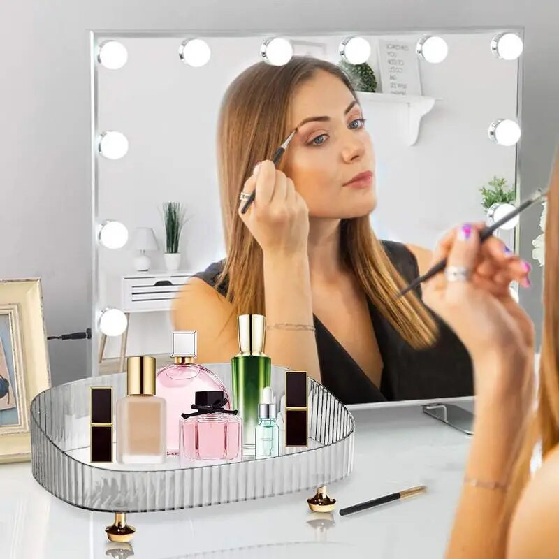 Parfem Organizator za njegu kože Poslužavnik WC komoda Stalak za pohranu kozmetike na radnoj plohi Šminka protiv jeseni Kutija za parfeme Osnove ljepote