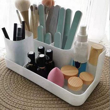 Κουτί Makeup Organizer Κουτί αποθήκευσης καλλυντικών για μπάνιο Επιφάνεια εργασίας γραφείου για πινέλο λοσιόν κραγιόν Δοχείο βερνίκι νυχιών