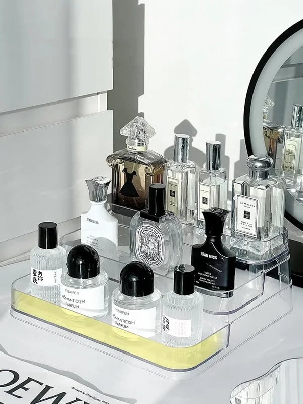 Stalinio kompiuterio kvepalų lentyna Vonios makiažo laikiklis Kvepalų Aromaterapijos Organizatorius Odos priežiūros produktų laikymo lentynėlė