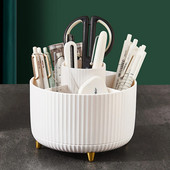 360° pöörlev 5 kambriga meigikorder, pöördetahvliga kosmeetikatoodete hoiukarp Ümmargune pöörlev meigipintslihoidja Uus