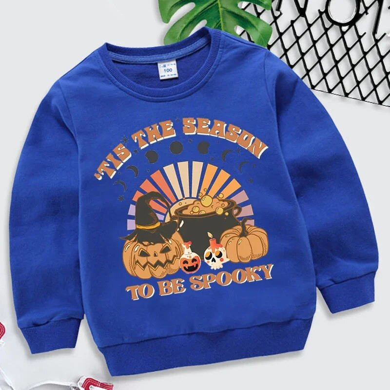 Halloweeni pusad, lapsed, sügis, Harajuku pulloverid
