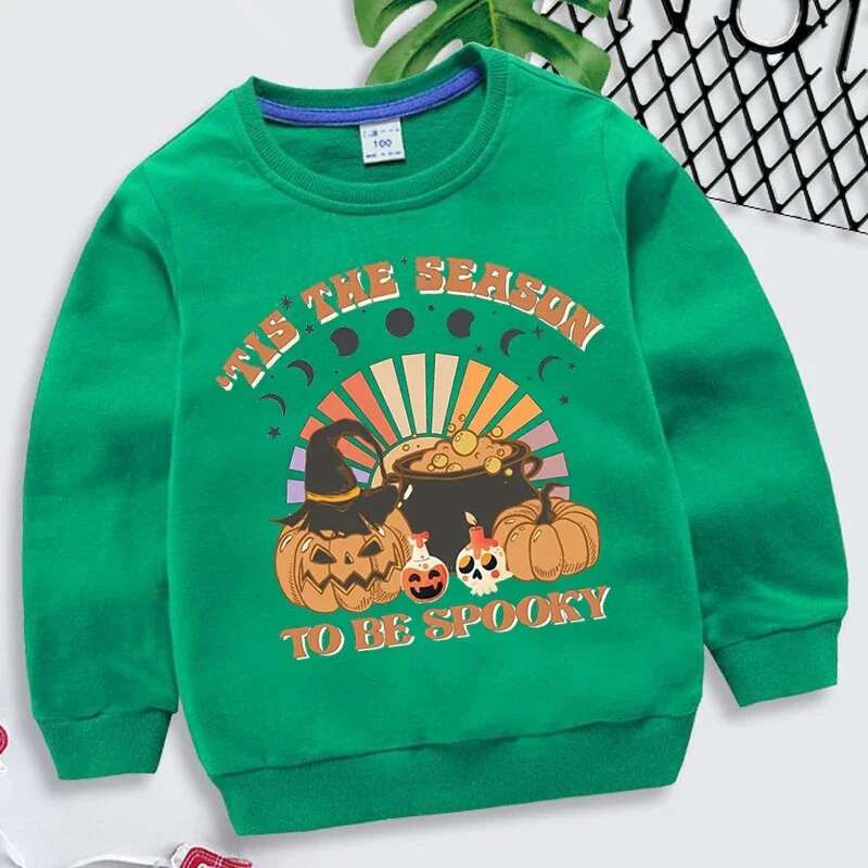Halloweeni pusad, lapsed, sügis, Harajuku pulloverid