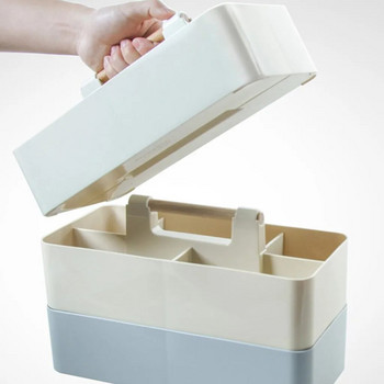 Многофункционално отделящо се отделение Кутия за козметика Канцеларски материали Довършителна кутия Кутия за съхранение на бюро Органайзер за бюро