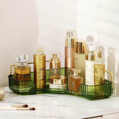 Vannitoa töölaudade riiul, nahahoolduse organiseerija parfüümihoidja kummuti jaoks, vannitoa lauaalus Cosmeti jaoks