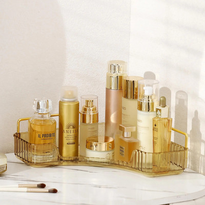 Vannitoa töölaudade riiul, nahahoolduse organiseerija parfüümihoidja kummuti jaoks, vannitoa lauaalus Cosmeti jaoks