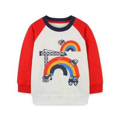 Little maven Dukserice za dječake Mikser Kamion s uzorkom Baby Fashion Majice dugih rukava Jesen Novo vozilo Dječja odjeća