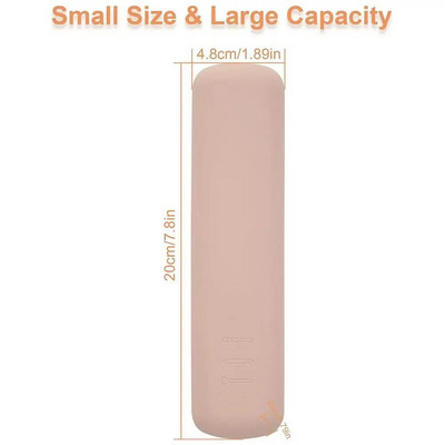 Makiažo šepetėlio laikymo krepšys Silikoninis makiažo šepetėlio laikiklis Waterprof makiažo šepetėlio kelionių laikiklis Kosmetikos krepšys moterims grožio priemonė