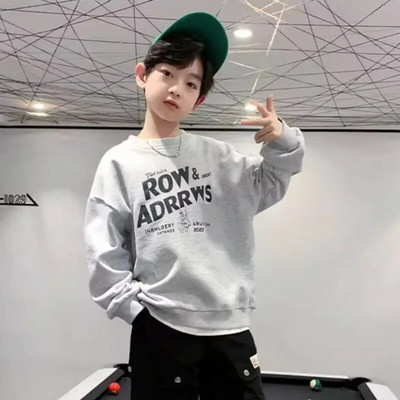 Poiste kampsun kevade ja sügise stiil uus keskmise suurusega laste sügise särk Moodne ja moodne