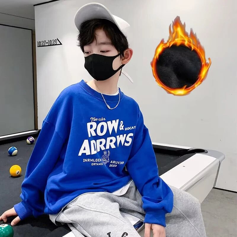 Poiste kampsun kevade ja sügise stiil uus keskmise suurusega laste sügise särk Moodne ja moodne