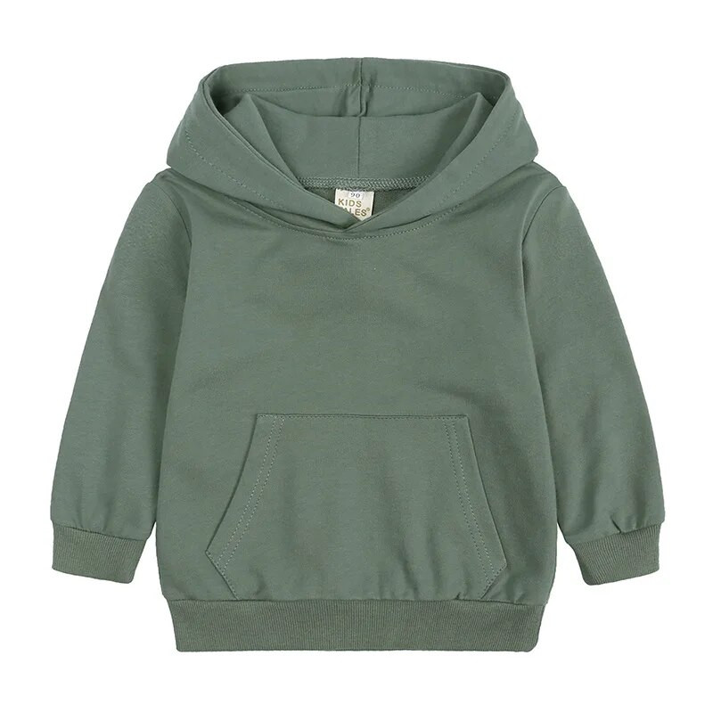 1–10 metų vaikams gobtuvai pavasario rudeniniai medvilniniai mergaičių striukė su gobtuvu Madingi vienspalviai berniukų paltai Gimtadienio dovana Vaikiški drabužiai