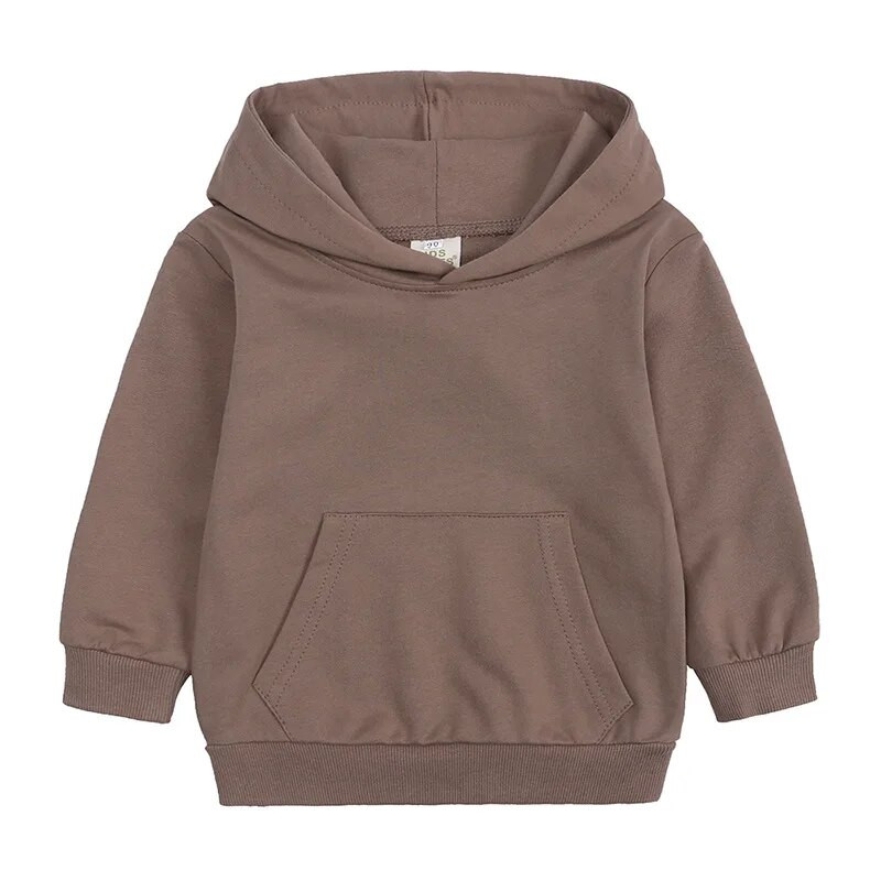 1–10 metų vaikams gobtuvai pavasario rudeniniai medvilniniai mergaičių striukė su gobtuvu Madingi vienspalviai berniukų paltai Gimtadienio dovana Vaikiški drabužiai