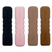 „Fast Drop Shipping“ silikoninis makiažo šepetėlio kelioninis dėklas, vandeniui atsparus makiažo šepetėlio kelioninis laikiklis, naujas mados nešiojamas šepetėlių laikiklis