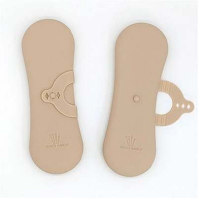 Θήκη για βούρτσα μακιγιάζ ταξιδιού Φορητή αγκράφα για τσάντα μακιγιάζ από σιλικόνη Μαλακή κομψή αδιάβροχη θήκη για εργαλεία μακιγιάζ