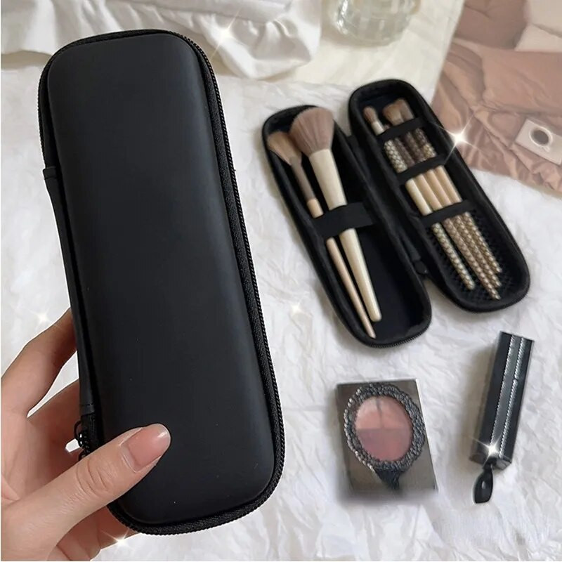 Θήκη για γυναικεία πινέλο μακιγιάζ, Κραγιόν πόρτας καλλυντικά στυλό Θήκη Organizer Zipper Long strip Eva