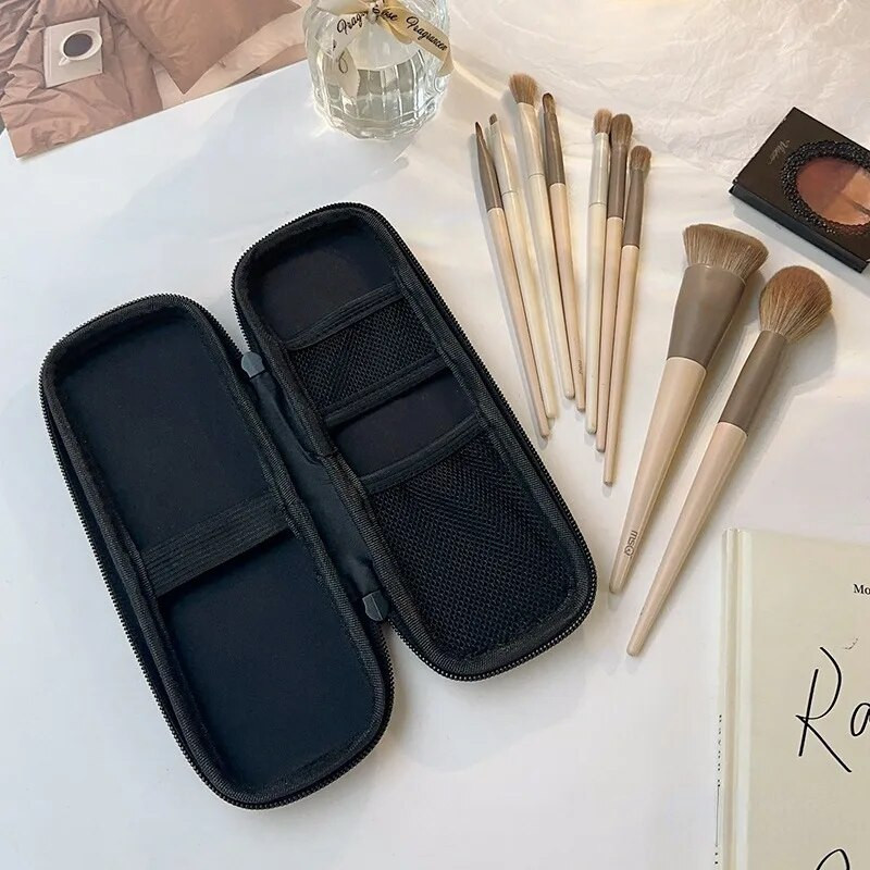 Θήκη για γυναικεία πινέλο μακιγιάζ, Κραγιόν πόρτας καλλυντικά στυλό Θήκη Organizer Zipper Long strip Eva