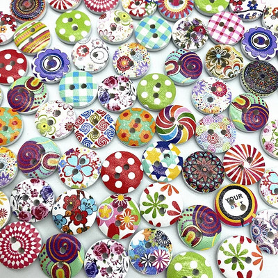 30 komada Okruglo dugme od 15 mm s monogramom Karirano dugme s božićnim prugama Love Scrapbooking za vjenčanje Dodaci za šivanje