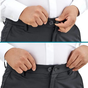 15 мм/18 мм копчета за удължаване на панталони Гъвкави удължители за талия за дънки Панталони за жени и мъже Дънкова пола за бременност 87HA